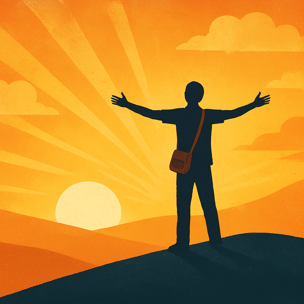 Człowiek odzyskujący radość Człowiek odzyskujący radość po zabiegu kardiochirurgicznym